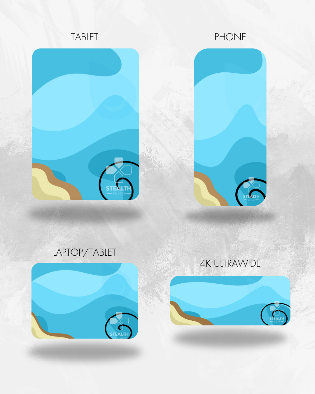 Shell Wave Wallpaper Pack